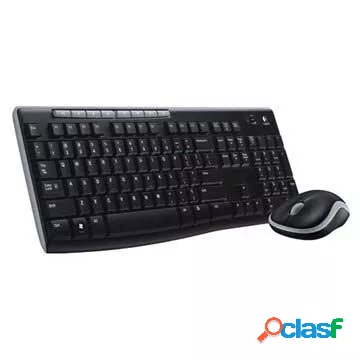 Logitech MK270 Wireless Desktop - Nero - Layout nordico