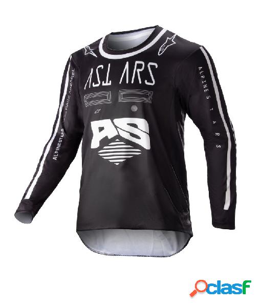 Maglia cross bambino Alpinestars RACER FOUND Nero