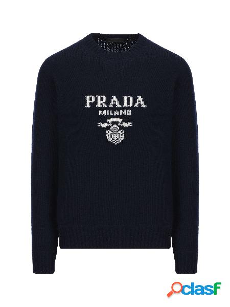 Maglia girocollo in lana cashmere