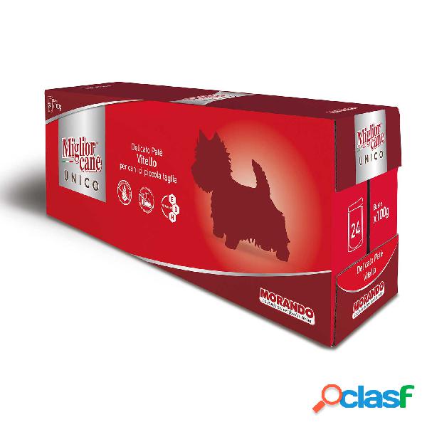 Migliorcane Unico Dog Adult Mini delicato patè Vitello 100