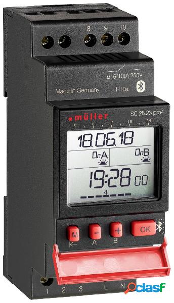 Müller SC 28.23 pro4 230V 50-60Hz Timer per guida DIN