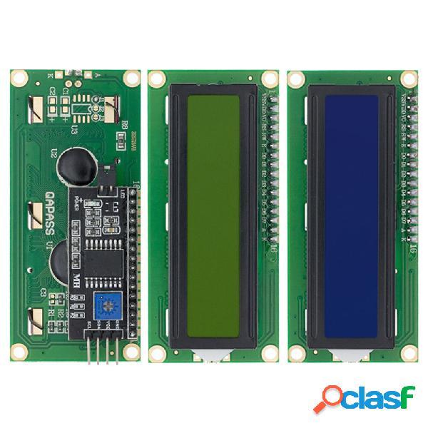 Modulo schermo LCD LCD1602 Schermo verde blu/giallo IIC/I2C