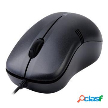 Mouse Cavo Ottico A4Tech V-Track OP-560NU - Nero