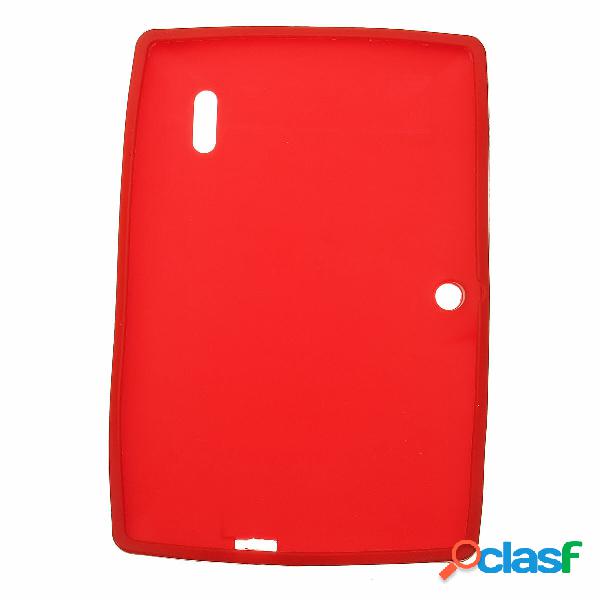 Multi-colore Soft Silicone Cover posteriore protettiva per 7