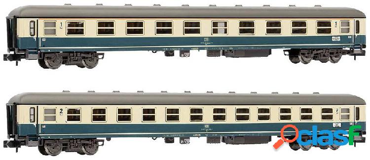 N Kit 2 pz. Vagone treno viaggiatori Am203 e Bm233 della DB