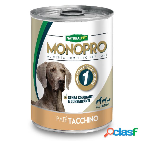 Naturalpet Monopro Patè di Tacchino 400 gr