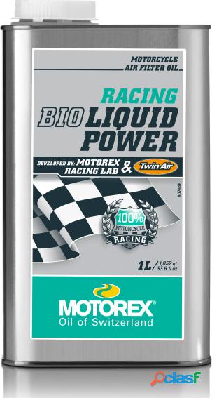 Olio filtro aria Motorex RACING BIO LIQUID POWER 1 litro