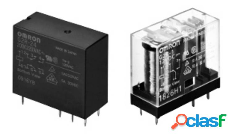 Omron G2R-2-AC12 Power relè 12 V/AC 5 A 2 scambi 1 pz.