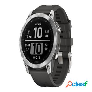 Orologio sportivo Garmin fenix 7 - 47 mm - Nero / Argento