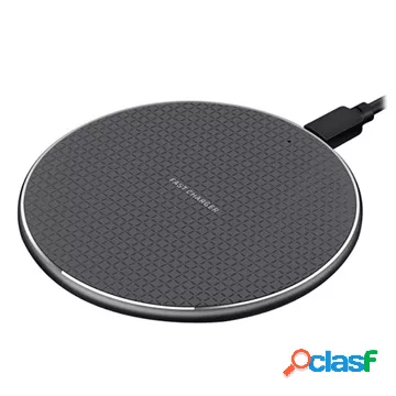 Pad di ricarica wireless universale Fast Qi Q25 - 10W - Nero