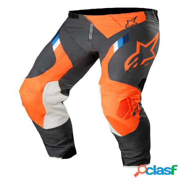 Pantaloni cross Alpinestars SUPERTECH Antracite Arancio Fluo