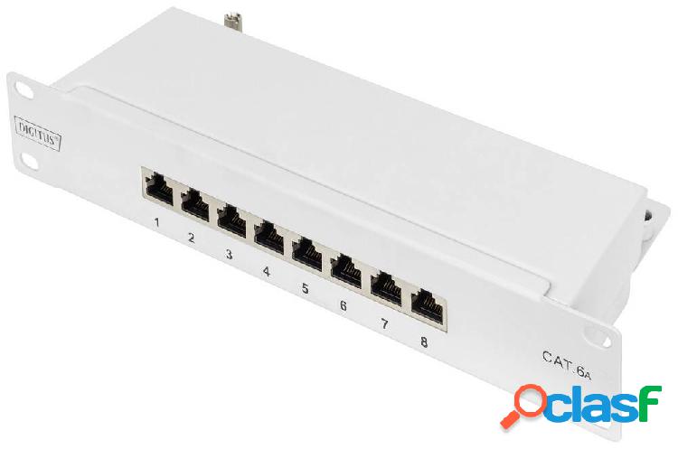 Patch panel Digitus 8 Porte DN-91608S-EA-G CAT 6A 1 U