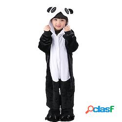Per bambini Pigiama Kigurumi Panda Tinta unica Pigiama a