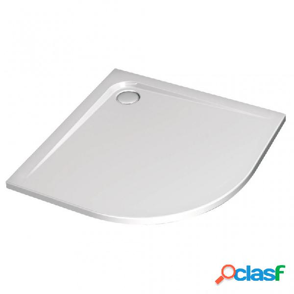 Piatto Doccia Ultra Flat 80x80 H4 con lato curvo Ideal