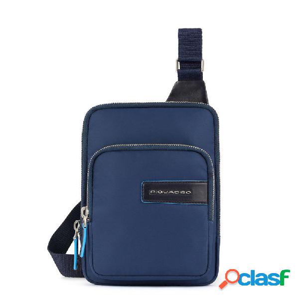 Piquadro borsello porta ipad mini in tessuto riciclato ryan
