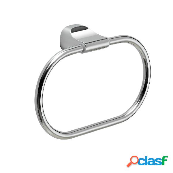 Porta asciugamani sospeso ad anello in acciaio inox della