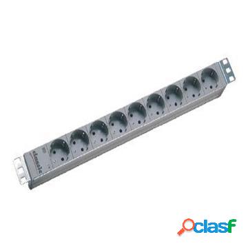 Presa Bachmann 9 Spine 16A - 2m - Grigio