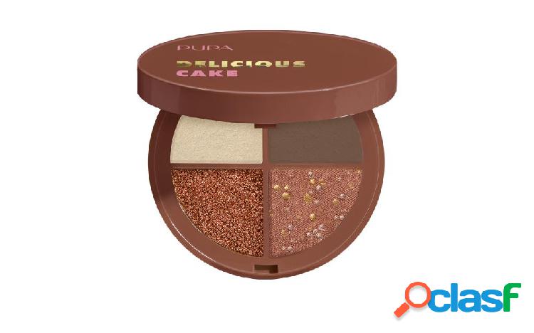Pupa its delicious cake palette 001 caramel cake