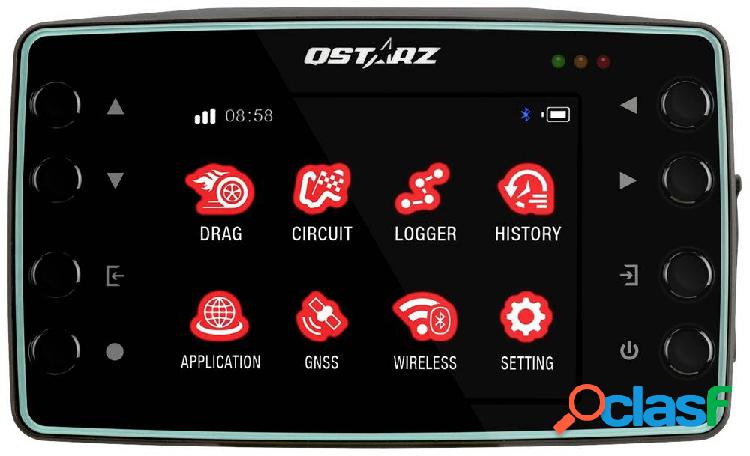 Qstarz LT-8000GT Cronometro GPS Tracker veicoli Nero