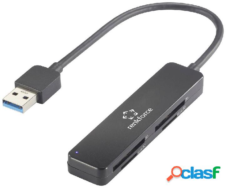Renkforce RF-PCR-220 Lettore schede di memoria esterno USB