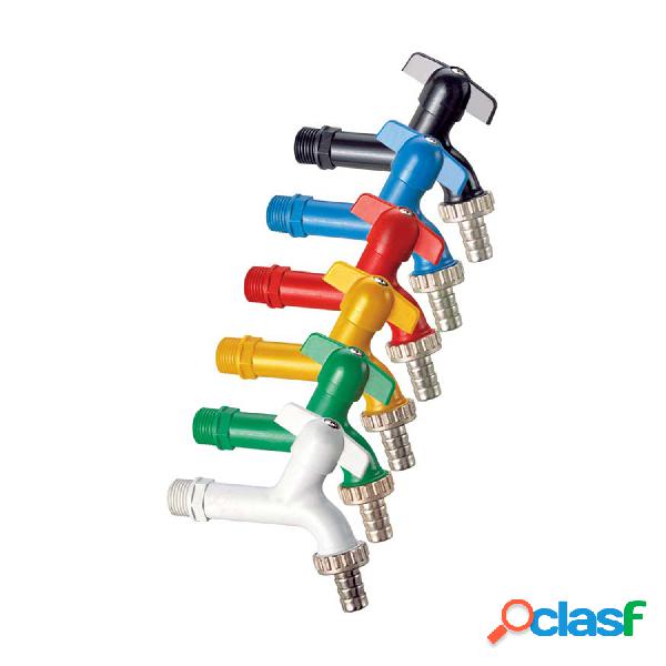 Rubinetto da giardino con portagomma disponibile in vari