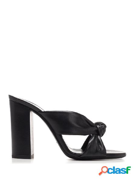 SAINT LAURENT SANDALI DONNA 6085361N8001000 PELLE NERO