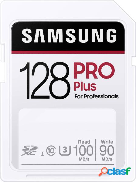 Samsung Pro Plus Scheda SDXC 128 GB UHS-I impermeabile,