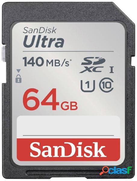 SanDisk SDXC Ultra 64GB (Class 10/UHS-I/140MB/s) Scheda SDHC
