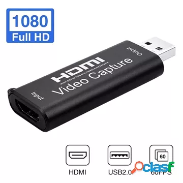 Scheda di Acquisizione Video da HDMI a USB Full HD 1080p