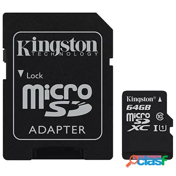 Scheda di memoria Kingston Canvas Select MicroSDXC SDCS/64GB