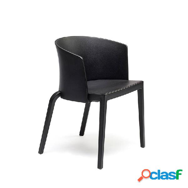 Sedia Bi Full-Back Nero - Sedie Moderne