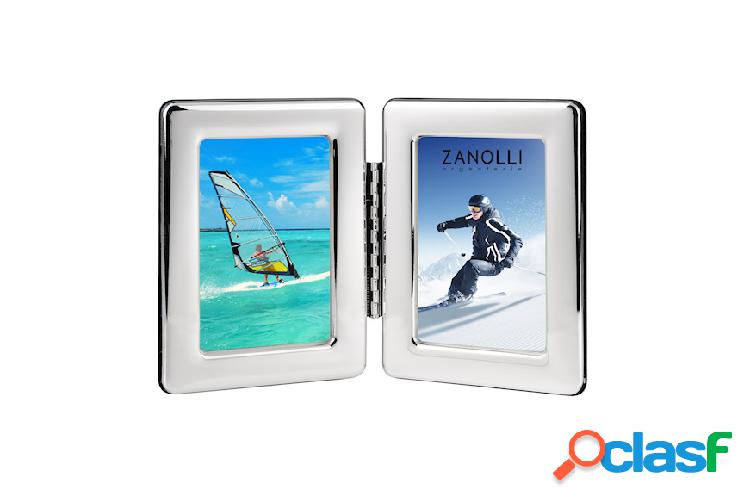 Selezione Zanolli Cornice doppia argento a fascia liscia