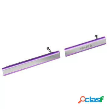 Set di cover laterali per Sony Xperia Z2 - Viola