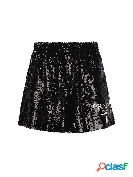 Short In Chiffon Con Paillettes