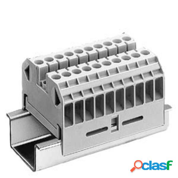 Siemens 8WA10110DF21 Morsetto passante ibrido 61 mm A vite