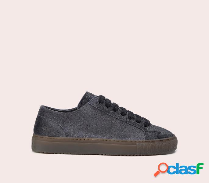 Sneakers in suede grigio Grigio 36_D