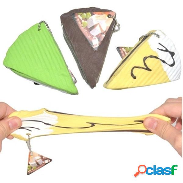 Squishy Cheese Cake Chocolate Verde Tè Stress giocattolo