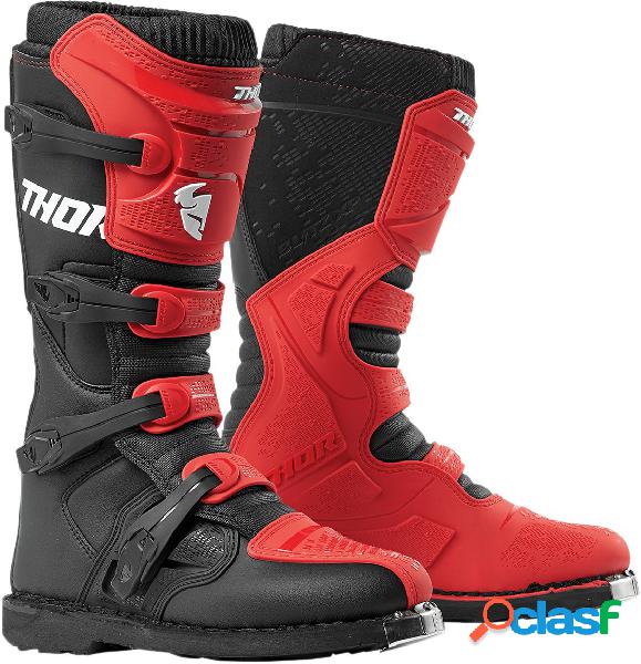 Stivali cross Thor BLITZ XP S9 Rosso Nero