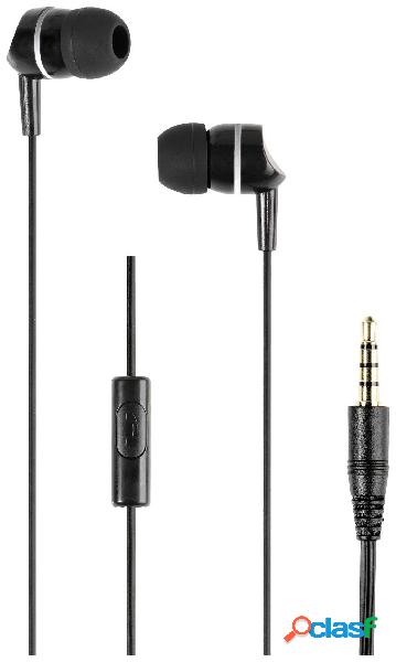 Teccus DC HS B Cuffie In Ear via cavo Stereo Nero headset