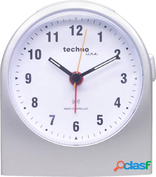 Techno Line WT 753 Radiocontrollato Sveglia Argento Tempi di