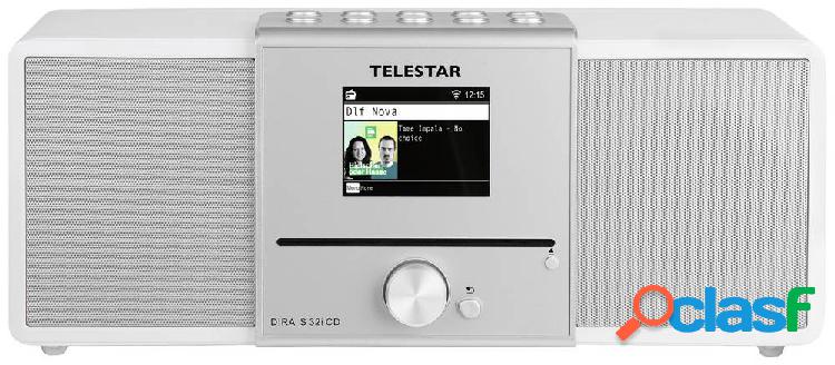 Telestar DIRA S 32i CD (weiß) Radio CD DAB+, FM DAB+, DLNA,