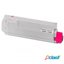 Toner C5850 Magenta Compatibile Rigenerato Per Oki C 5850Dn