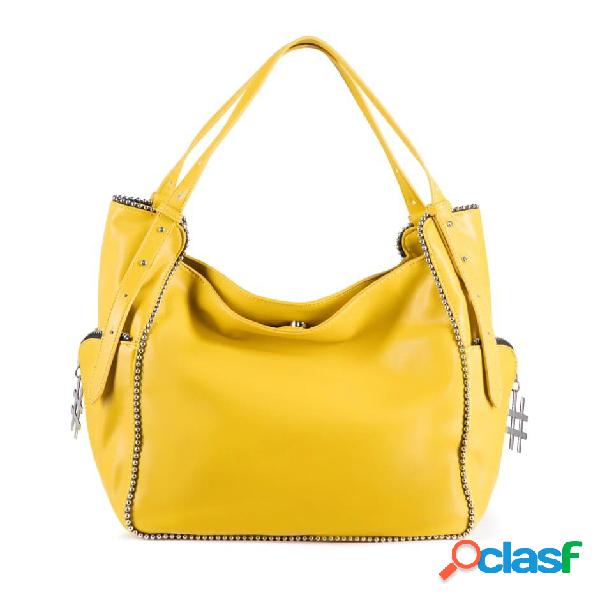 Tosca blu bubbles shopping bag - giallo