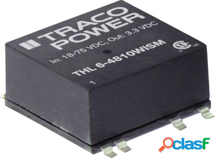 TracoPower THL 6-2415WISM Convertitore DC/DC SMD 24 V/DC 24