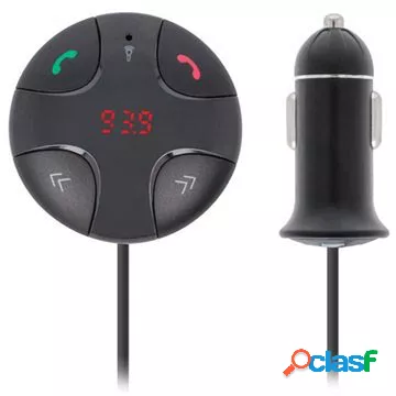 Trasmettitore FM magnetico e caricabatteria per auto Forever