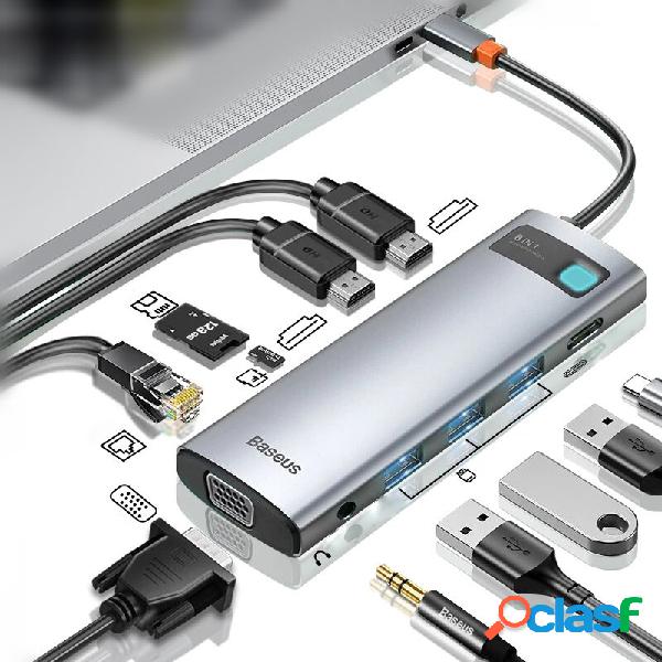[Triple Display] Baseus 11-in-1 MST USB Type-C Hub Docking