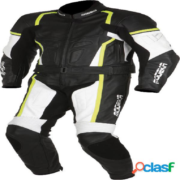 Tuta moto pelle divisibile Modeka Ledercombi Chaser nero