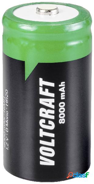 VOLTCRAFT HR20 Batteria ricaricabile Torcia (D) NiMH 8000