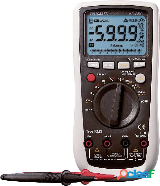 VOLTCRAFT VC850 (ISO) Multimetro portatile Calibrato (ISO)