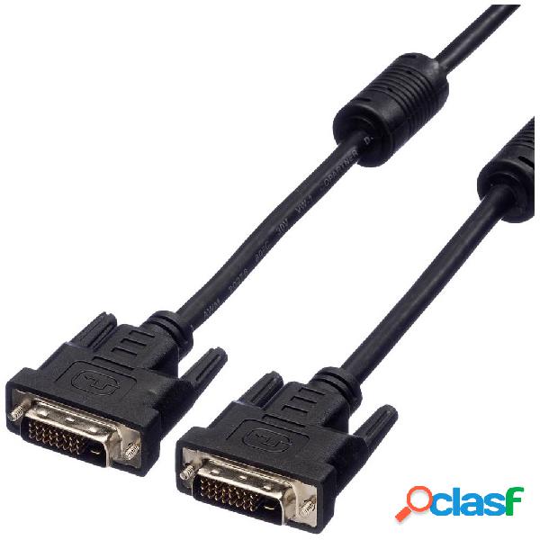 Value DVI Cavo Spina DVI-D 24+1pol. 1.00 m Nero 11.99.5521